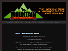 Tablet Screenshot of home.mountainrottierescue.org